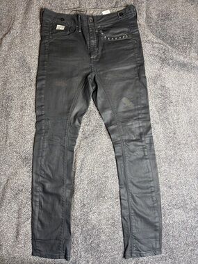Women’s G-star originals Vintage 90s Black Slim Fit Biker Jeans